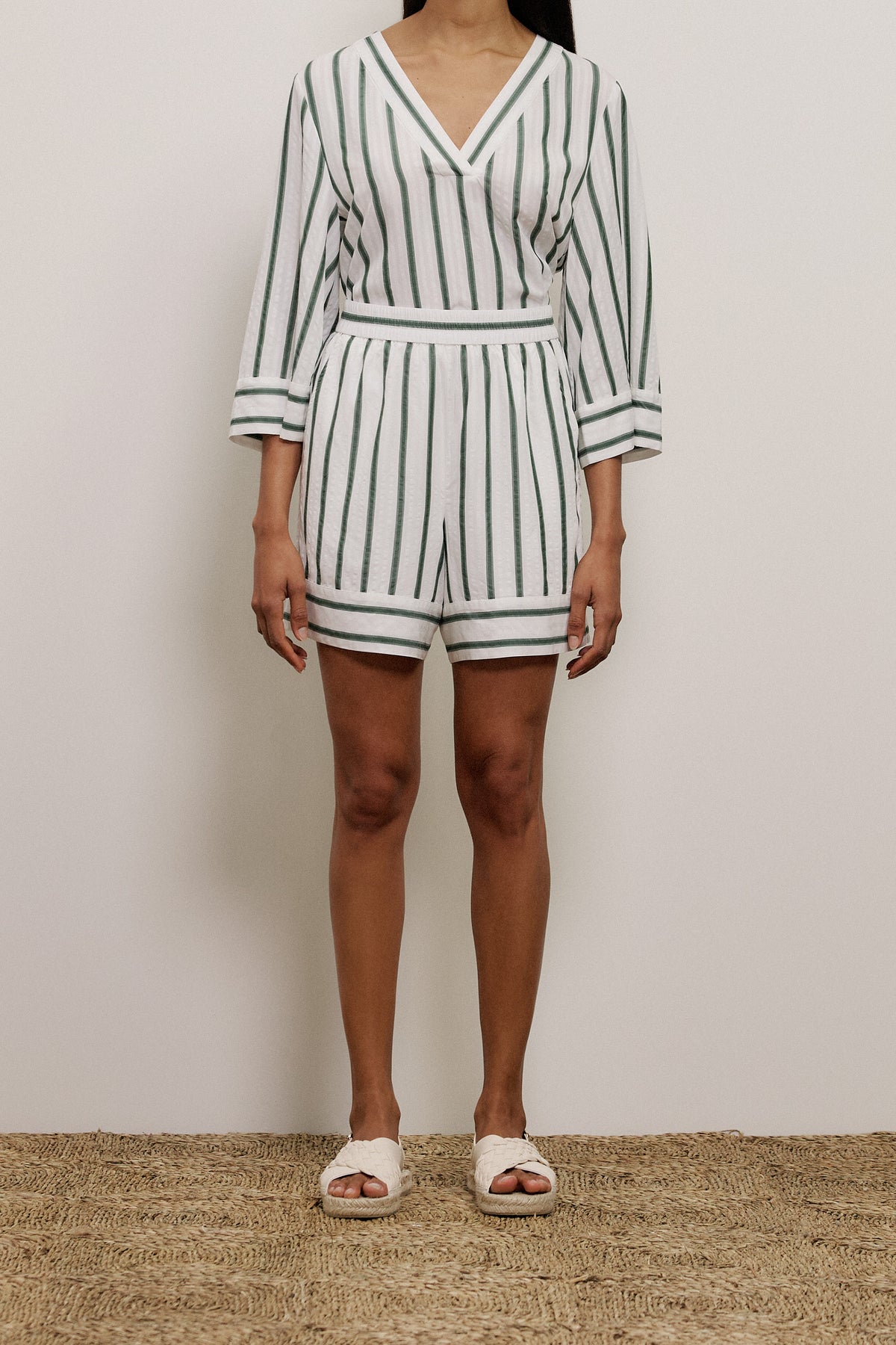 Seersucker Stripe Short