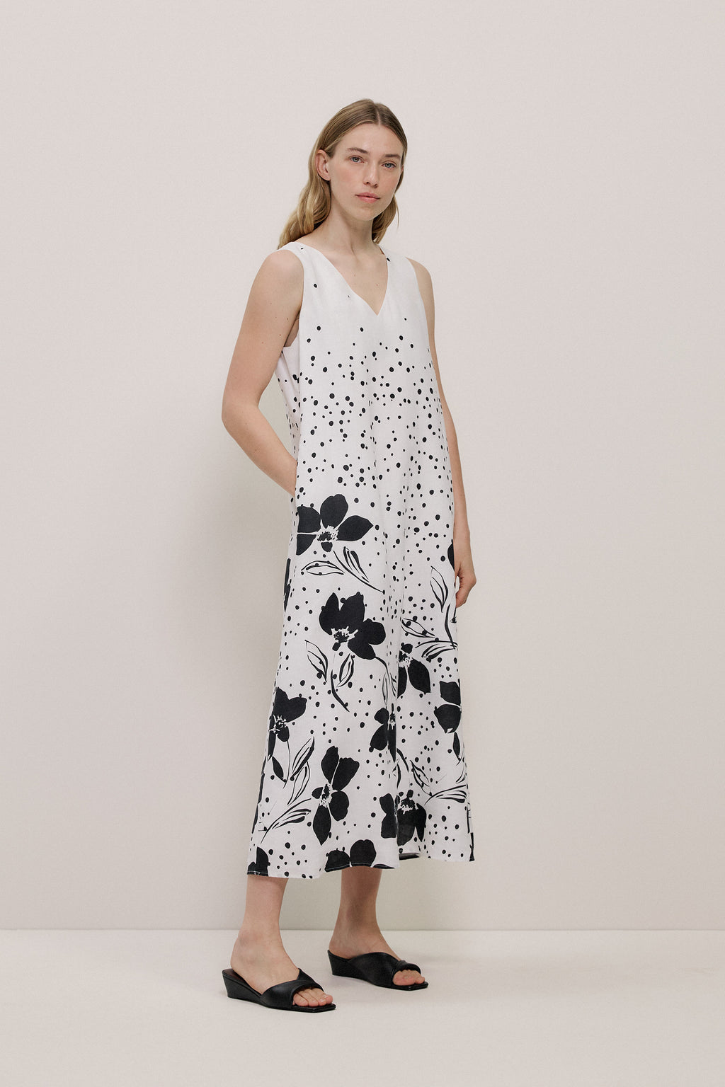 Etta Linen Column Dress