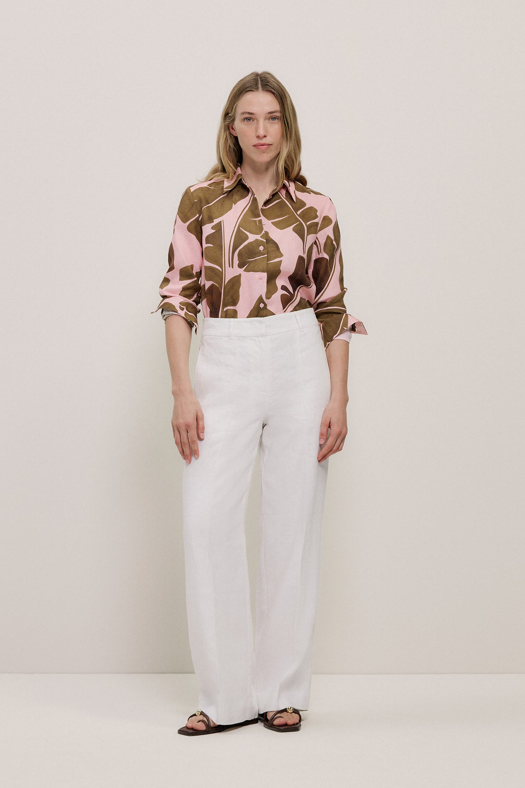 Solara Linen Long Sleeve Shirt