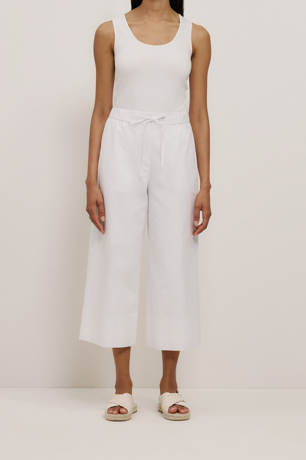 Cropped Drawcord Pant