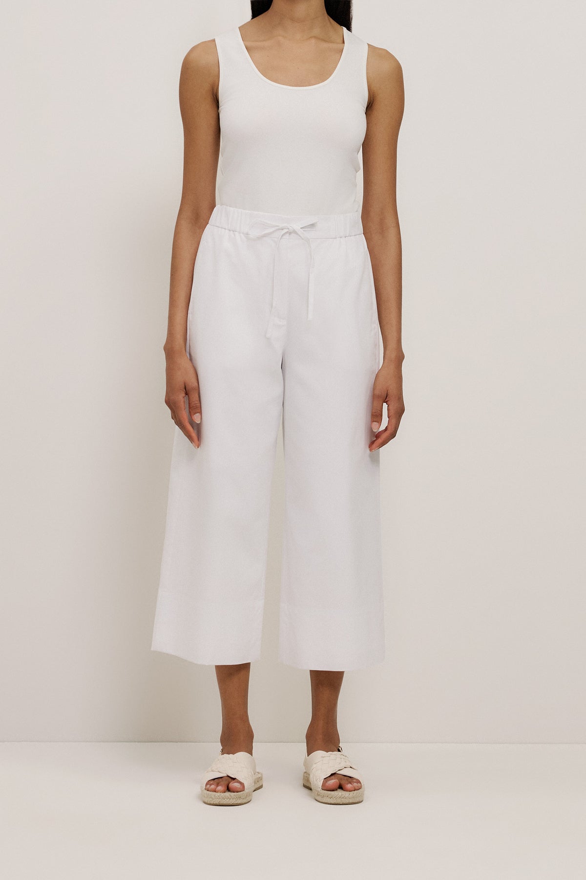 Cropped Drawcord Pant