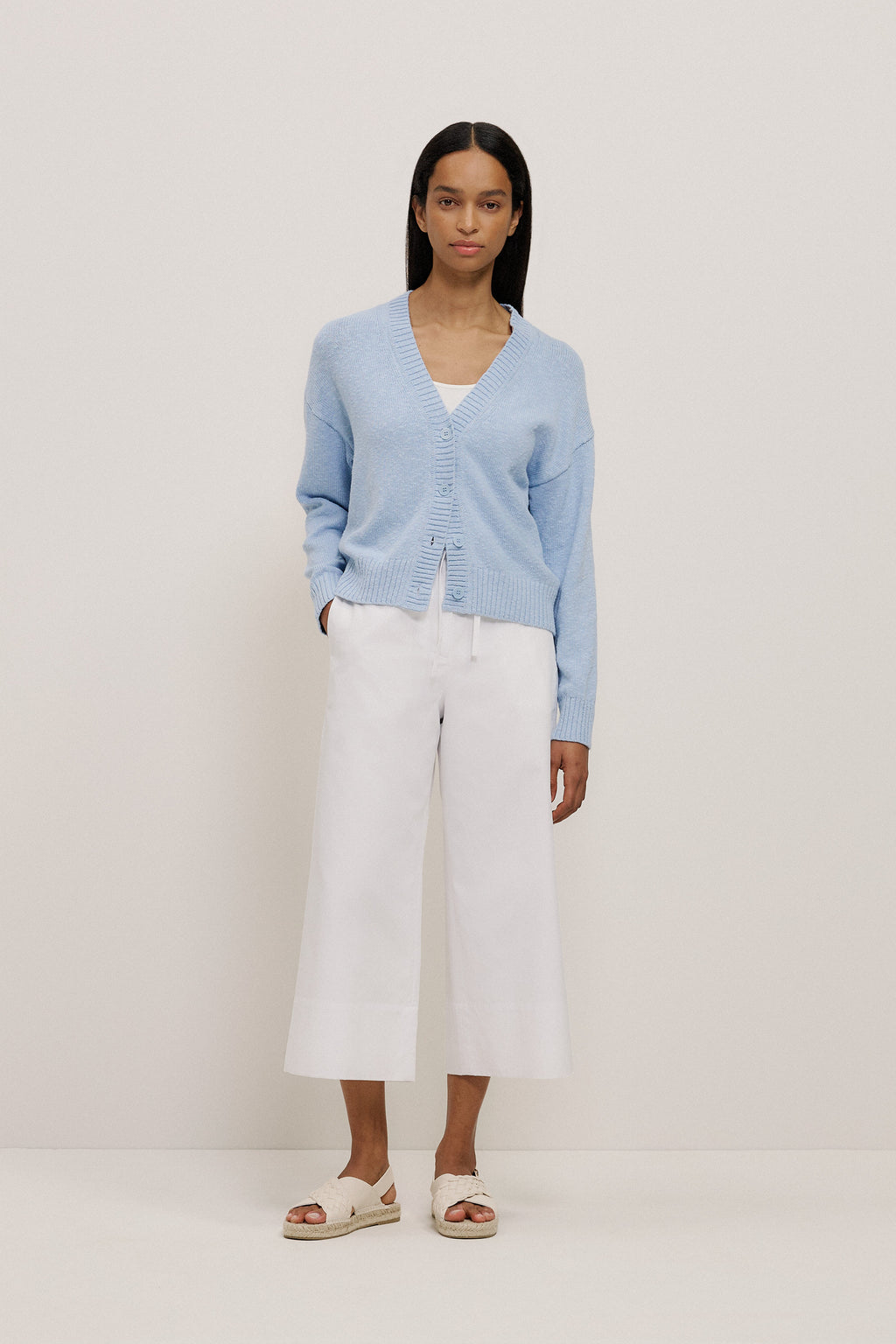 Cropped Drawcord Pant