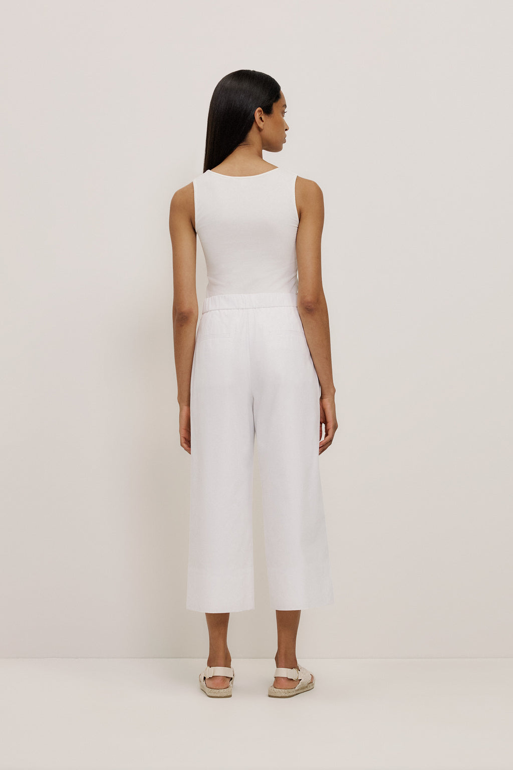 Cropped Drawcord Pant