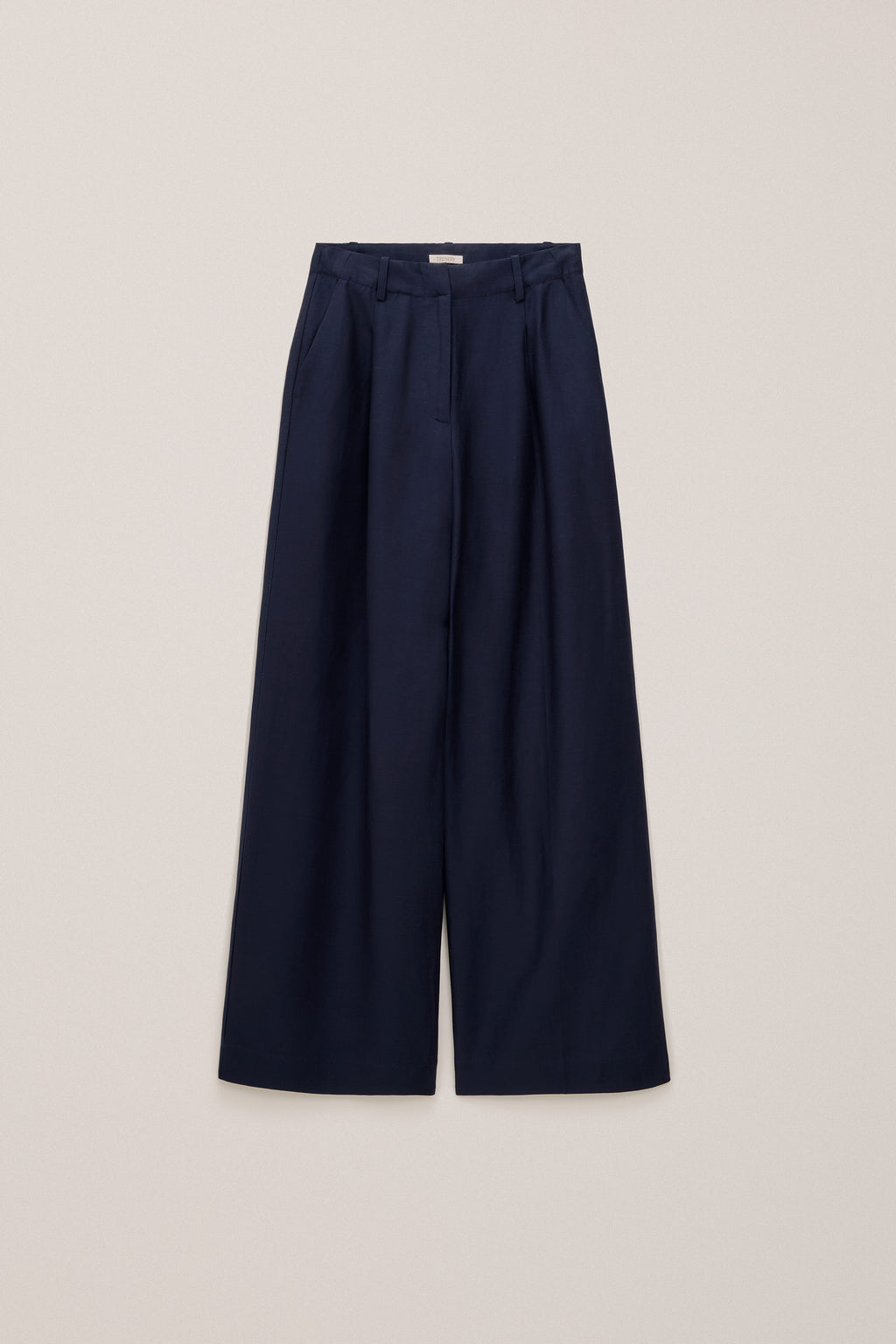High Rise Tailored Wide Leg Pant