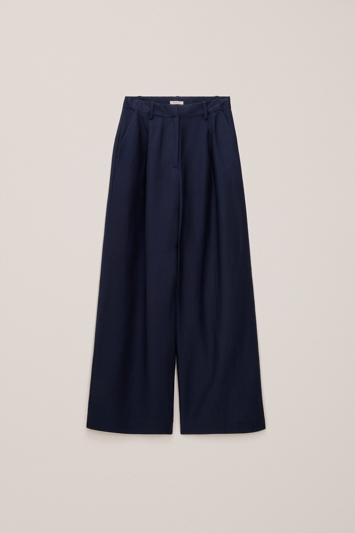 High Rise Tailored Wide Leg Pant