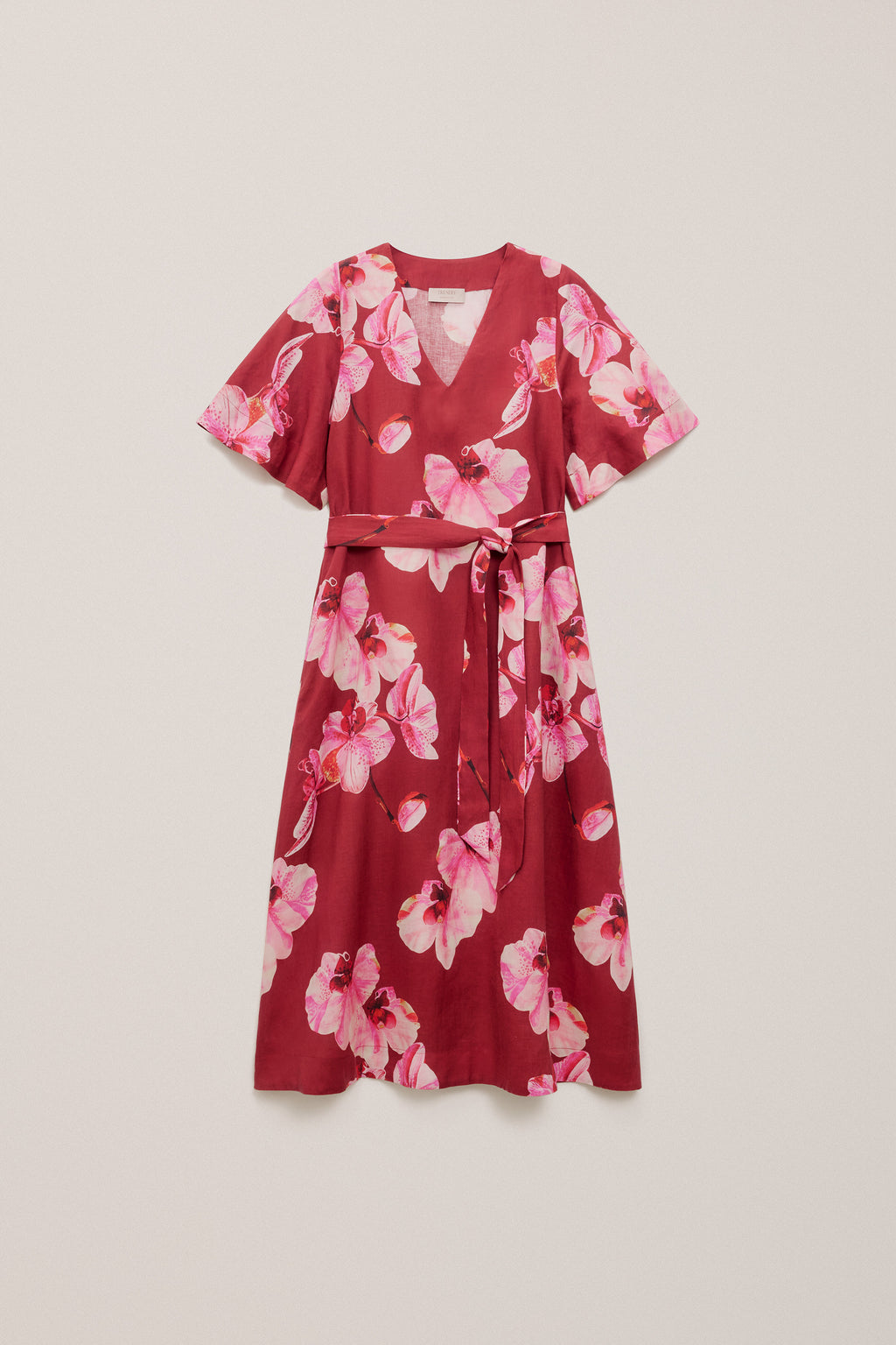 Arden Linen Belted Dress