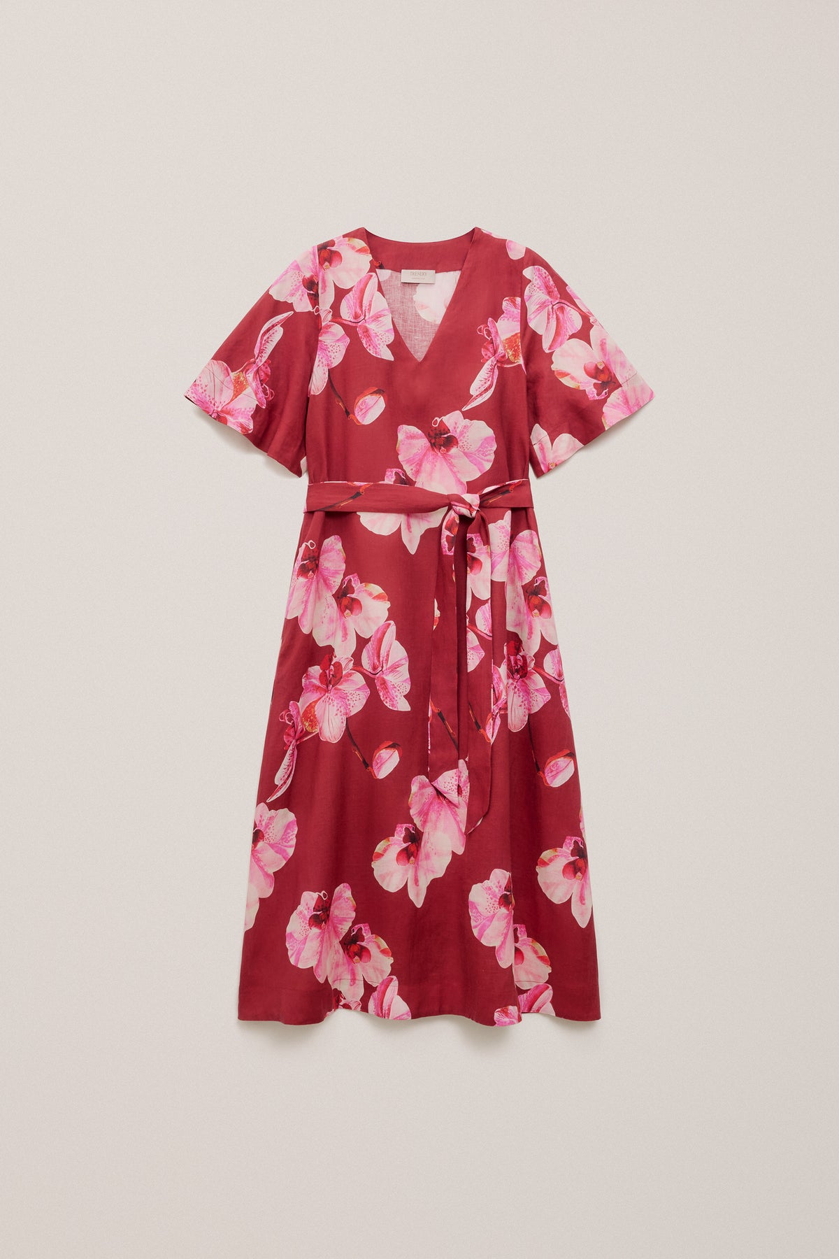 Arden Linen Belted Dress